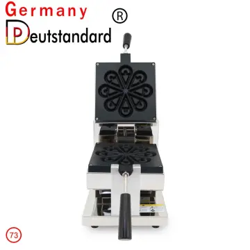 Water Drop Shape Waffle Flip Machine Hot Sale