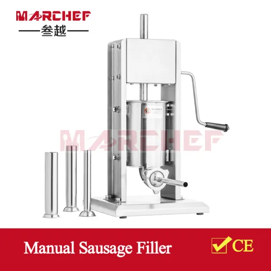 New 7 Liter Stainless Steel Sausage Filler _Stuffing Stuffer Machine_Hot dog Filler