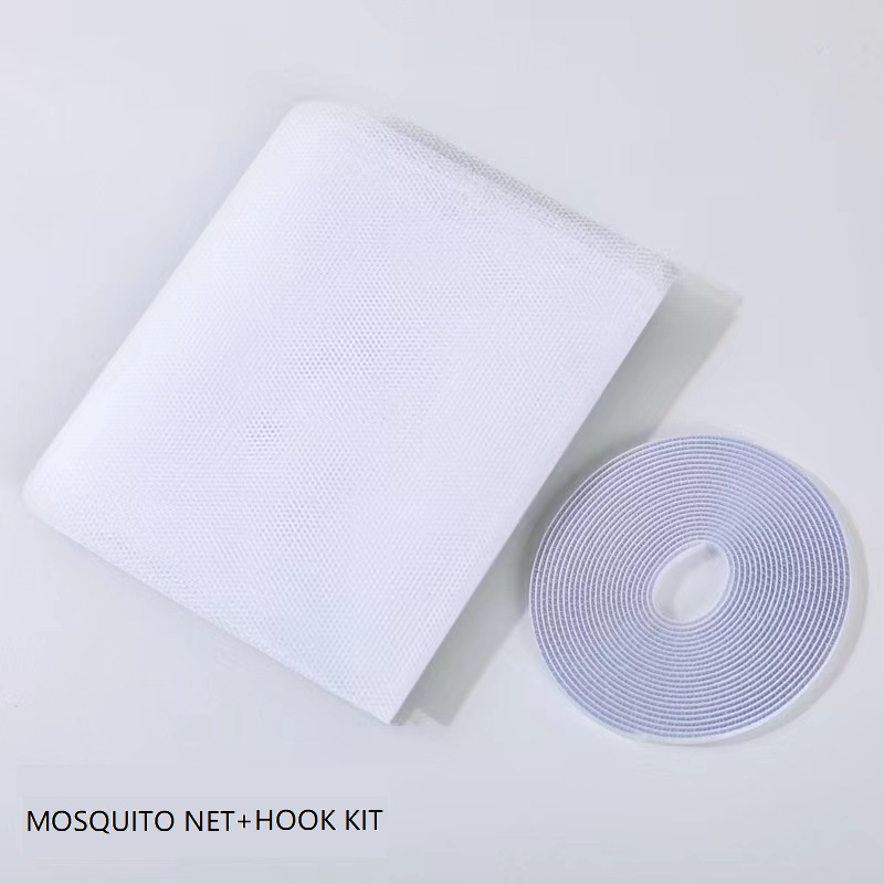 Kit de janela de tela de mosca pronta para DIY 100x210cm