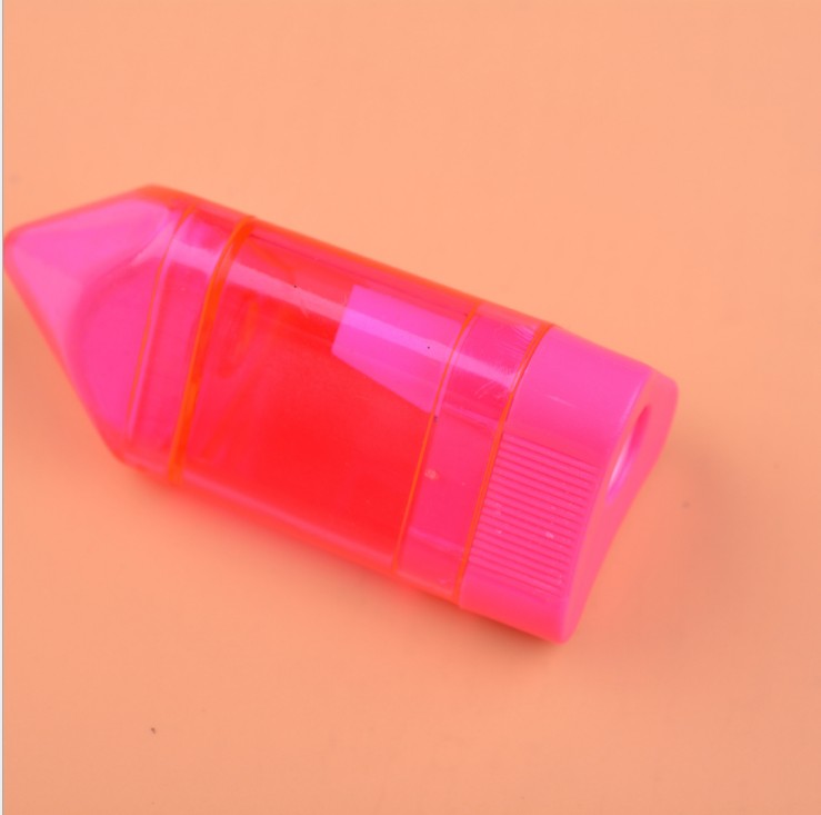 plastic pencil sharpener with eraser