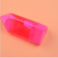 plastic pencil sharpener with eraser