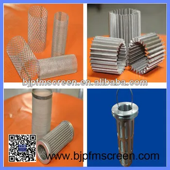 316 stainless steel mesh filter cartridge