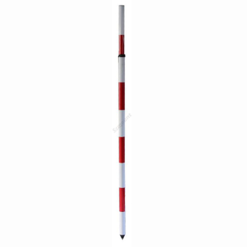 2M 2-Section Telescopic Aluminum Surveying Poles for Land Measurement