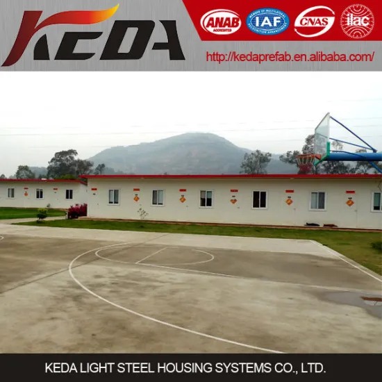 2016 Hot prefab steel frame cabin, prefab office modern modular house for living