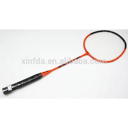 Hot sales high quality colorful printing lining badminton racket steel racket