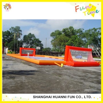 Exciting inflatable water park equipment volleyball court