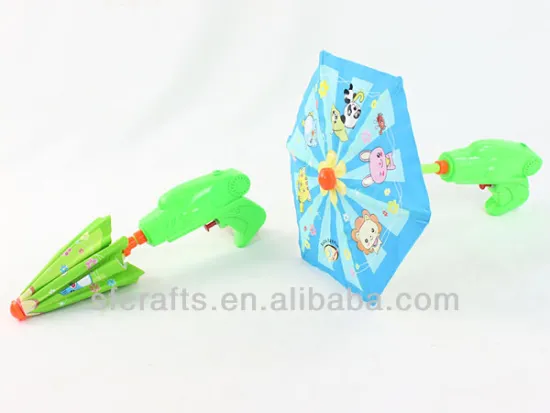Kids Plastic small water gun with umbrella toys