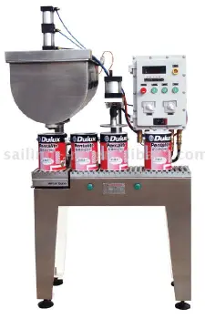 GCJ01 06 IB Weighing Type Semi-Automatic Liquid Filler