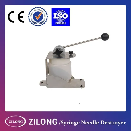 manual stainless steel Injection Needle Destroyer for medical
