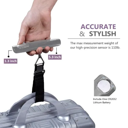 Portable Digital Luggage Scales for Travel Weighing