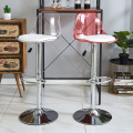 Simple Round Beauty Stool Disc Tipe Rotating Bar kursi kaki perekat &amp; sealant kecil menggunakan desain gaya