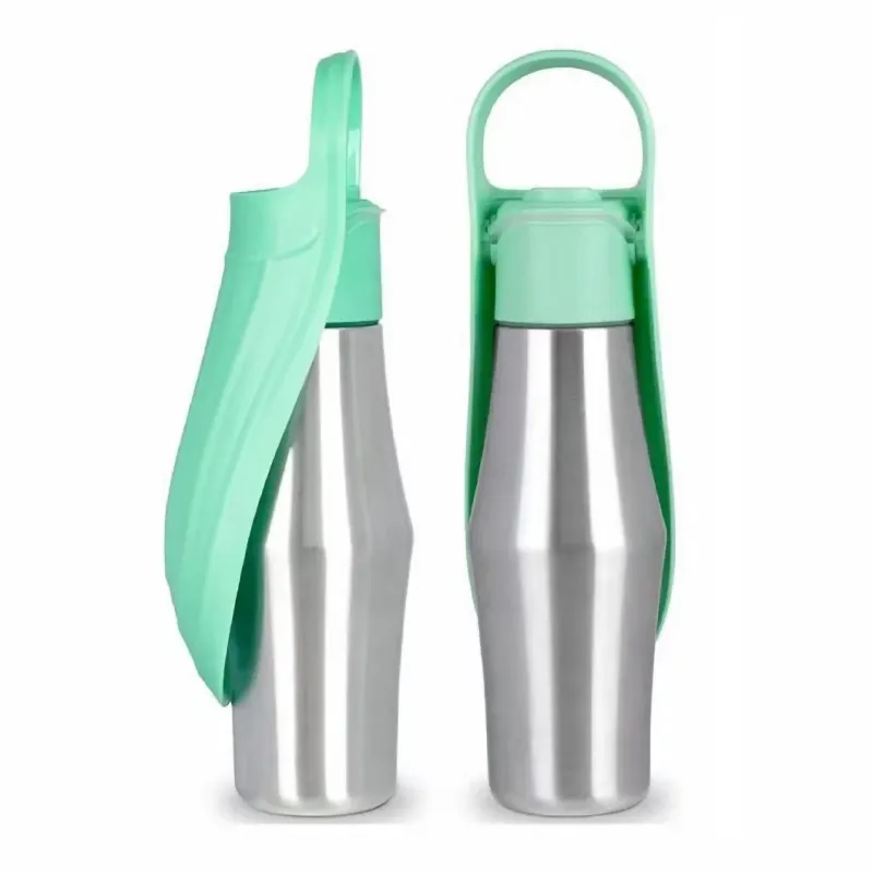 Portable Stainless Steel Pet Feeding Bottle