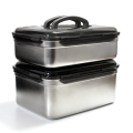 Food Container Large Metal Food Preservation Lunch Box With Handle Manufactory