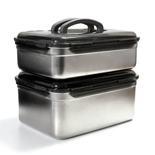 Large Metal Food Preservation Lunch Box With Handle