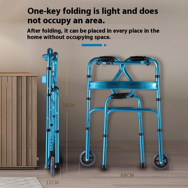 Designed for Walker Rollator Multifunctional Handrail Frame for Elderly & Disabled Rehabilitation Therapy Mobility Walker Aid1