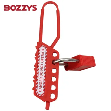 Insulated Lockout Hasp for Electrical Switchgear Safety Lockout/Tagout