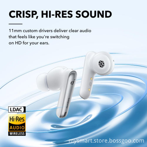 Earphone Liberty 4 NC: Premium Wireless Noise-Canceling Earbuds with 98.5% Noise Reduction and High Resolution Ambient Sound
