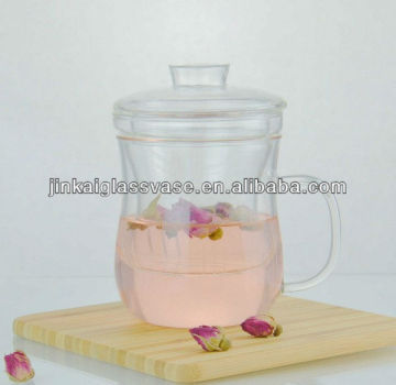 lampblown glass flower vase