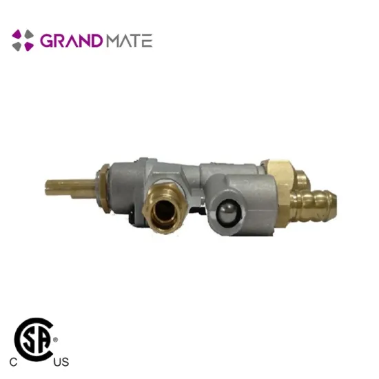 lpg detector with gas control valve fireplace