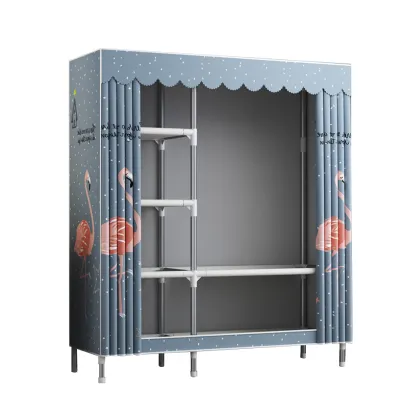 Hot Sale Bedroom Closet Fabric Wardrobe
