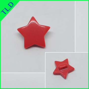 High quality red starshape buttons for decoration