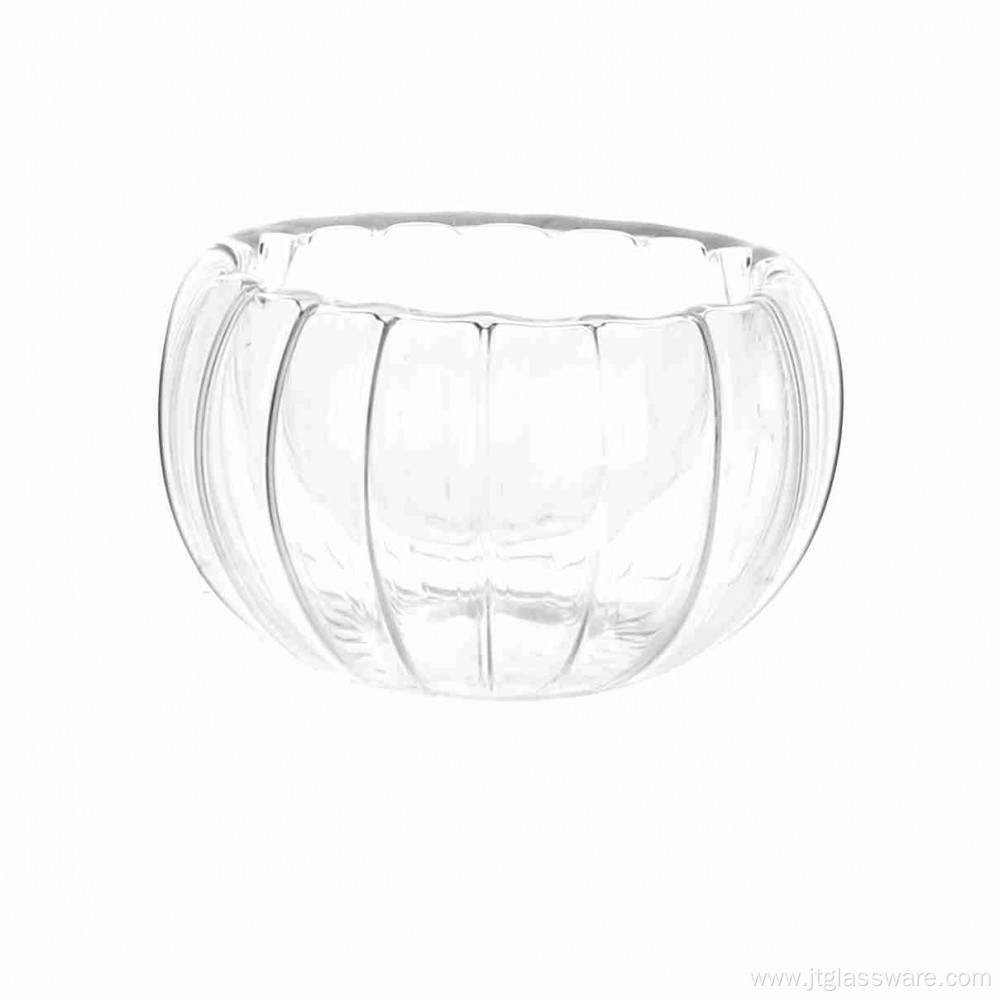 Double Wall Thermal Glass Tea Cup