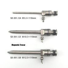 Laparoscopic Reusable Surgical Magnetic Trocar 5mm 10mm