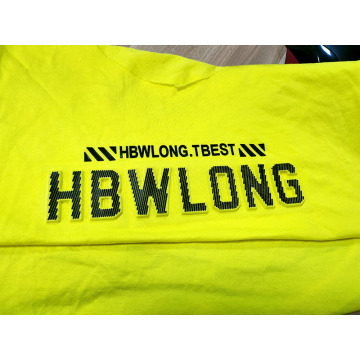 Two Workstation Embossing Logo Machine on T-shirt