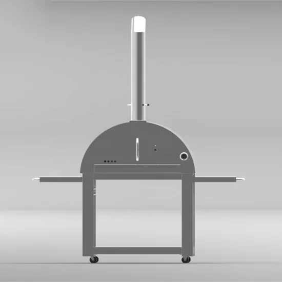 Outdoor Stainless Steel Mobile Wood Burning Pizza Oven Large