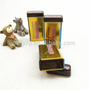 Custom brand tin cans small cigarette packaging