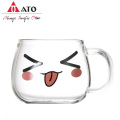 200 ml Bouteille en verre d'eau de yogourt kawaii tasse de lait