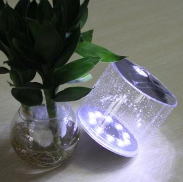 2017 Hot Selling Waterproof Inflatable 10 LED Solar Light for Fishing Picnic and Emergency Lighting