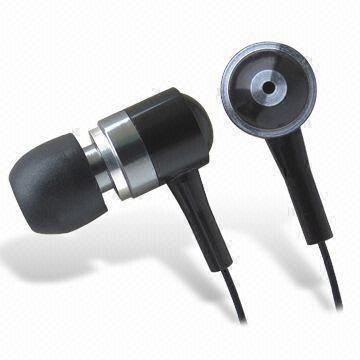 Retractable Earphones with 3.5mm Stereo Plug, Customized Designs Welcomed