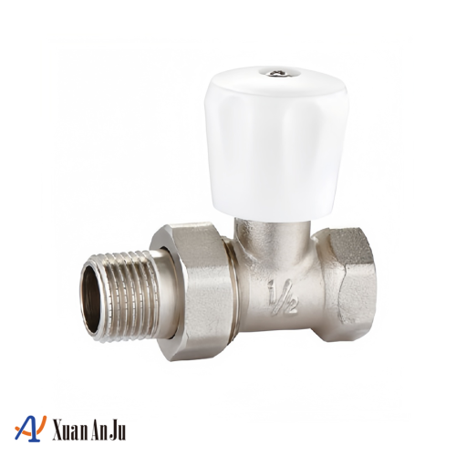 Válvula de ángulo artesanal para sistemas de agua domésticos