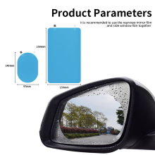 Película protectora para el espejo retrovisor del automóvil