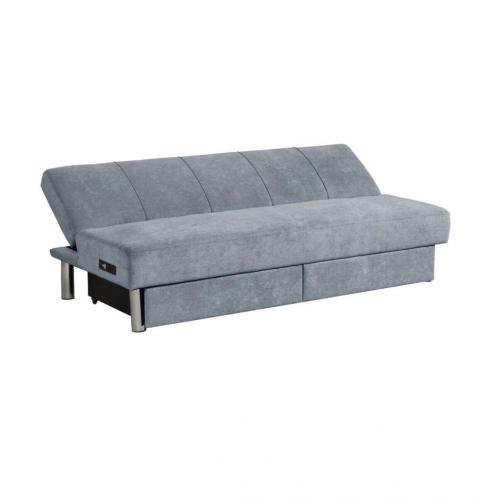 Futon Bed Two Drawers Futon Sofa Bed Adjustable Couch Sleeper Supplier