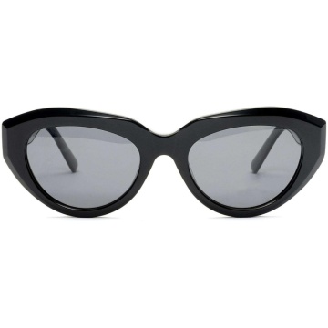 Belieye Retro Cat Eye Acetate Frame Sunglasses