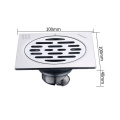 Bathroom toilet cover stainless steel Square fast drainage backflow preventer deodorization floor drain