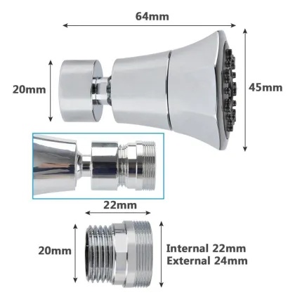 Kitchen Swivel Tap Faucet Aerator - Water Saving Faucet Aerator