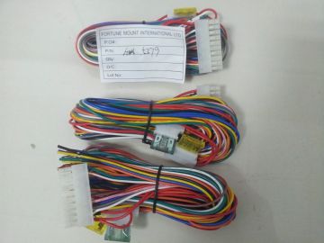 Oem 1500mm Automotive Wiring Harness, Customized Car Alarm Wire Harness Assembly
