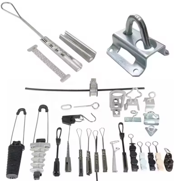 Hot Sales Fiber Optic Drop Wire Cable Clamps/Pole Bracket - Steel FTTH Tension Clamp