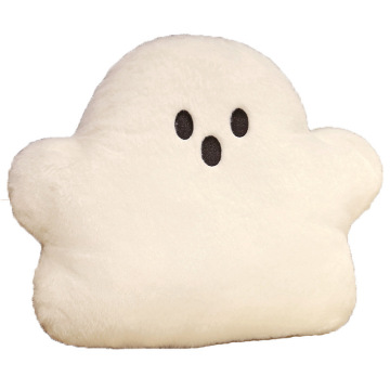 Cute White Ghost Pillow - Custom Plush Home Decoration Halloween Throw Pillow