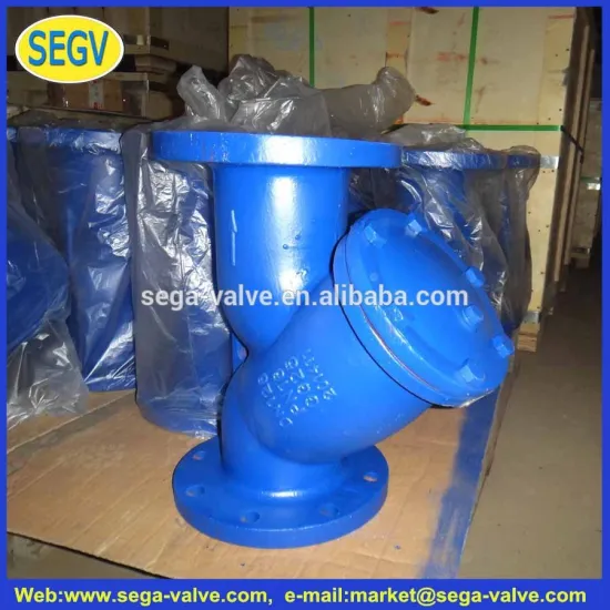 ANSI and JIS Y type flanged strainers