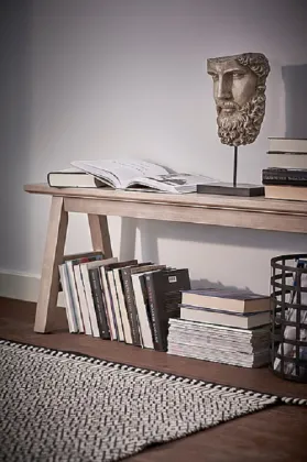 Retro Wood Stool Ottoman Home Dining Table Bench
