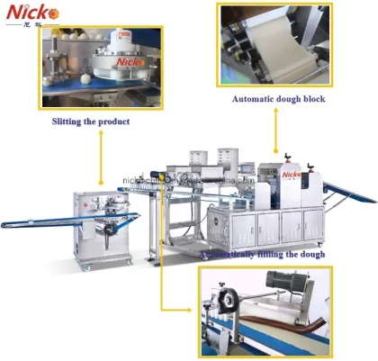 Commercial Automatic Croissant Bread Italian Croissant Making Machine Baking Bread Bakery Production