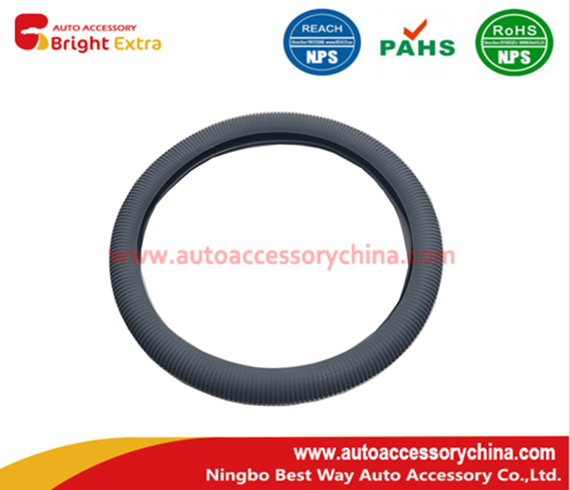 Silicone Steering Wheel Cover Gray