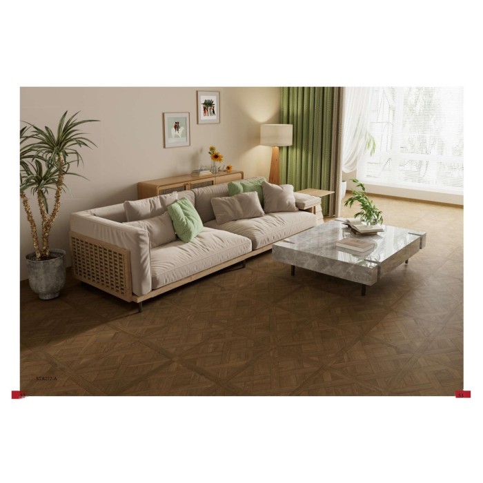 Digitálisan nyomtatott parafa padló