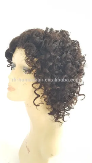 Popular in Africa wholesale cheap afro wave human hair wigs