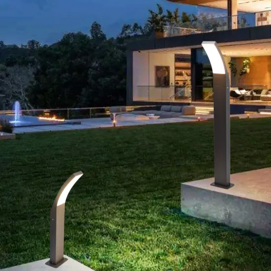 Outdoor Pedestal Bollard Light for Garden Paths and Driveways