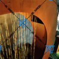 China Metal Rain Curtain Corten Steel Garden Water Feature Factory